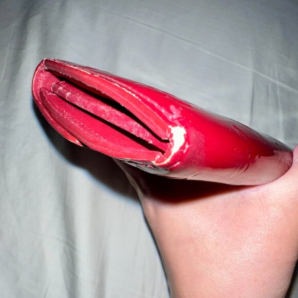 Louis Vuitton Monogram Vernis Sarah Long Red Wallet - Picture 8 of 9